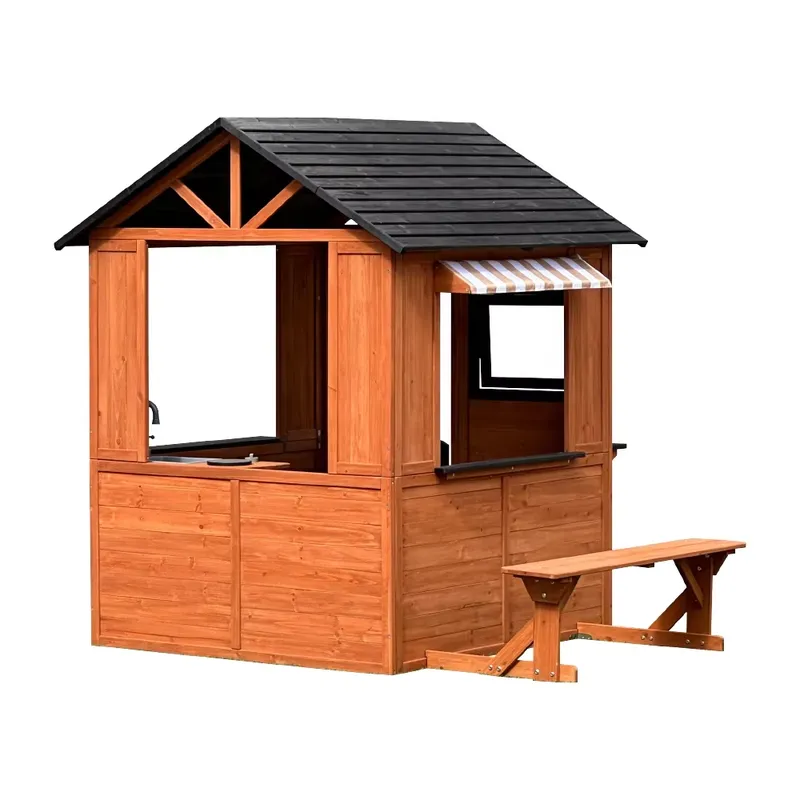 Wooden Dollhouse for Kids Four - огляд і ціна Kids Outdoor Climbing Frame