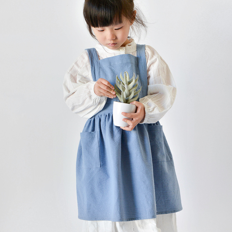 Kids Cotton Apron Dress Parent - огляд і ціна Kids Outdoor Kitchen Accessories