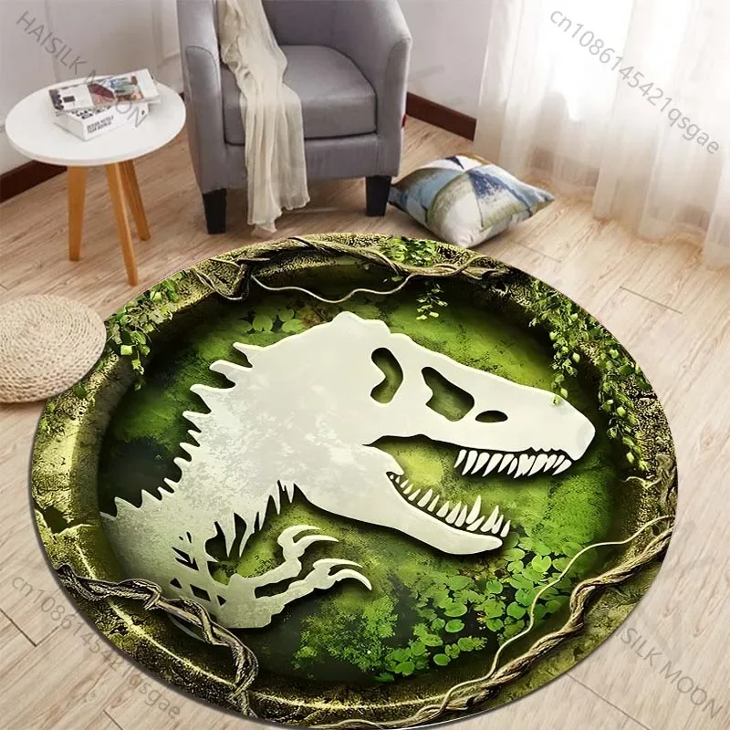 HD 3D Dinosaur Print Round Rug - огляд і ціна Kids Outdoor Area