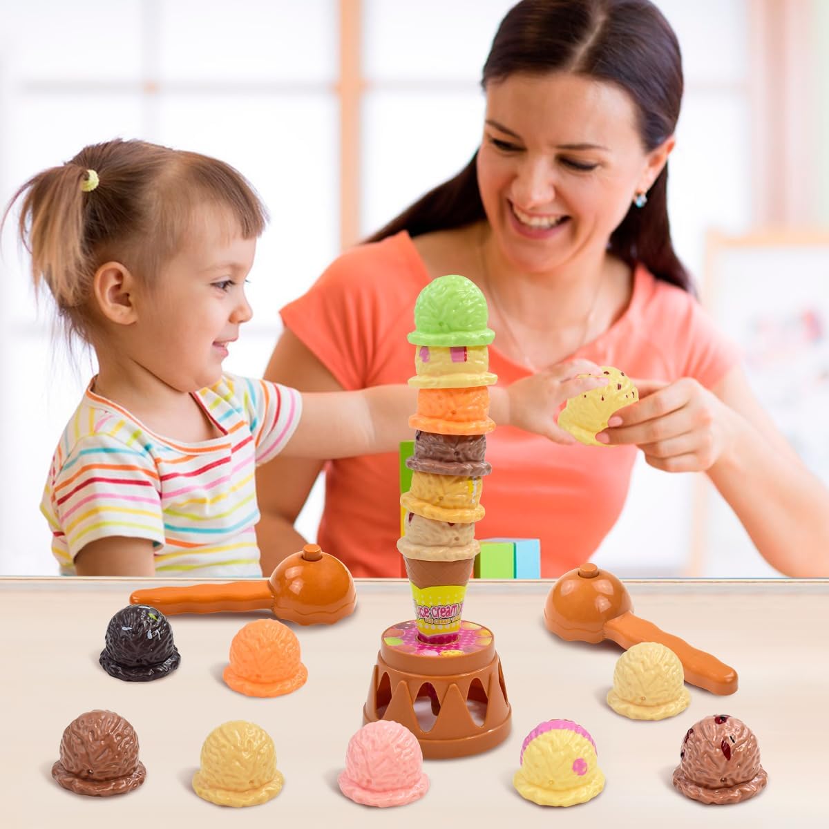 Children's Ice Cream Stacking  - огляд і ціна Kids Outdoor Kitchen Accessories